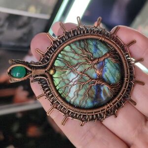 Wire Wrapped Tree of Life Pendant